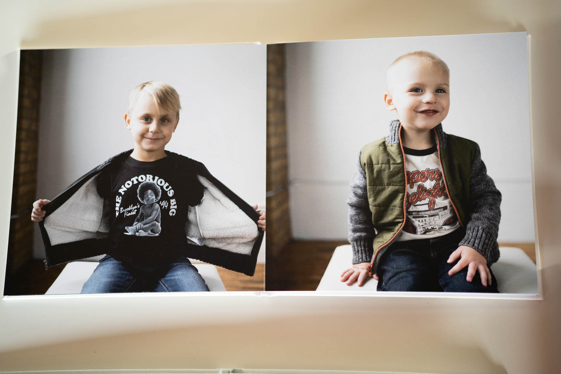 layflat album example from printing your photos