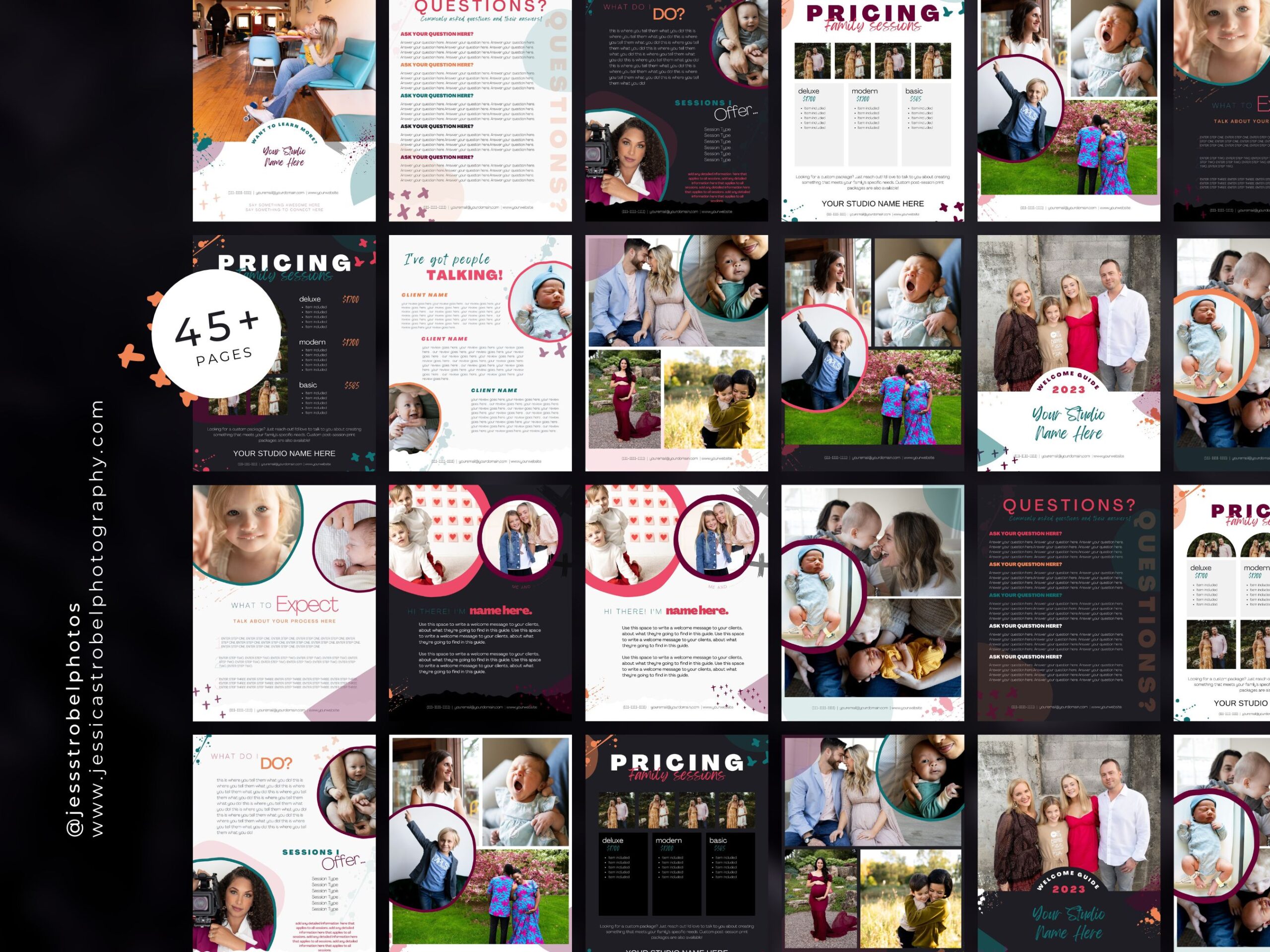 Example of social media post batching in Canva for staying consistent online